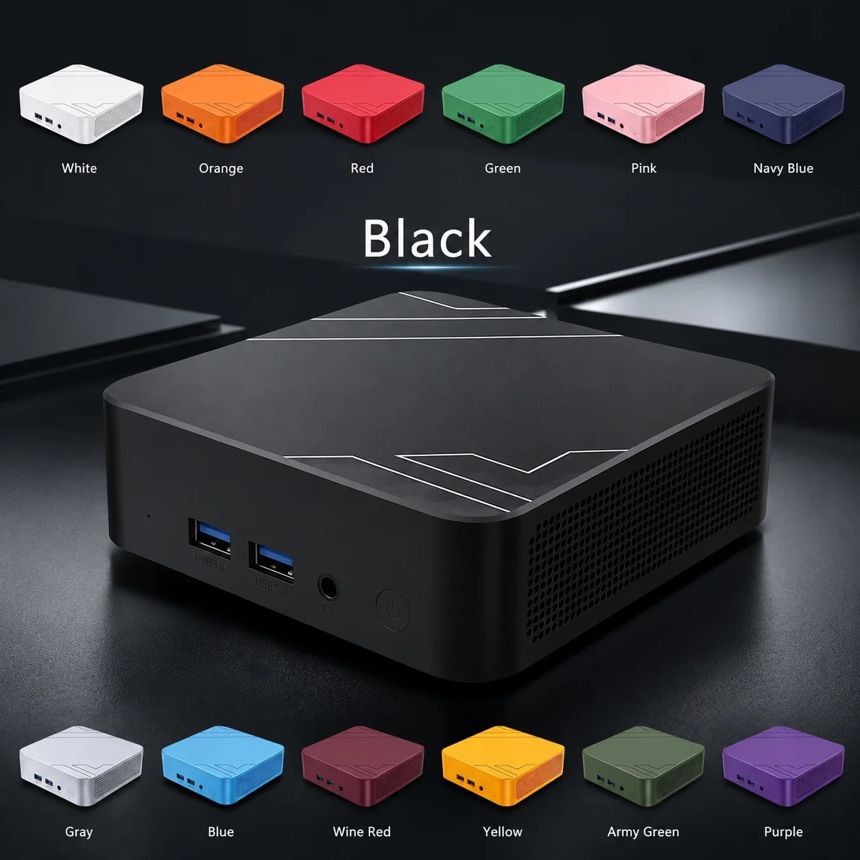 2026 Mini PC Windows 11 Pro Intel I9-10980HK 32GB DDR4 1TB SSD PC Gamer Computer Dual WIFI 6 BT5.2 4K HD Gaming Desktop
