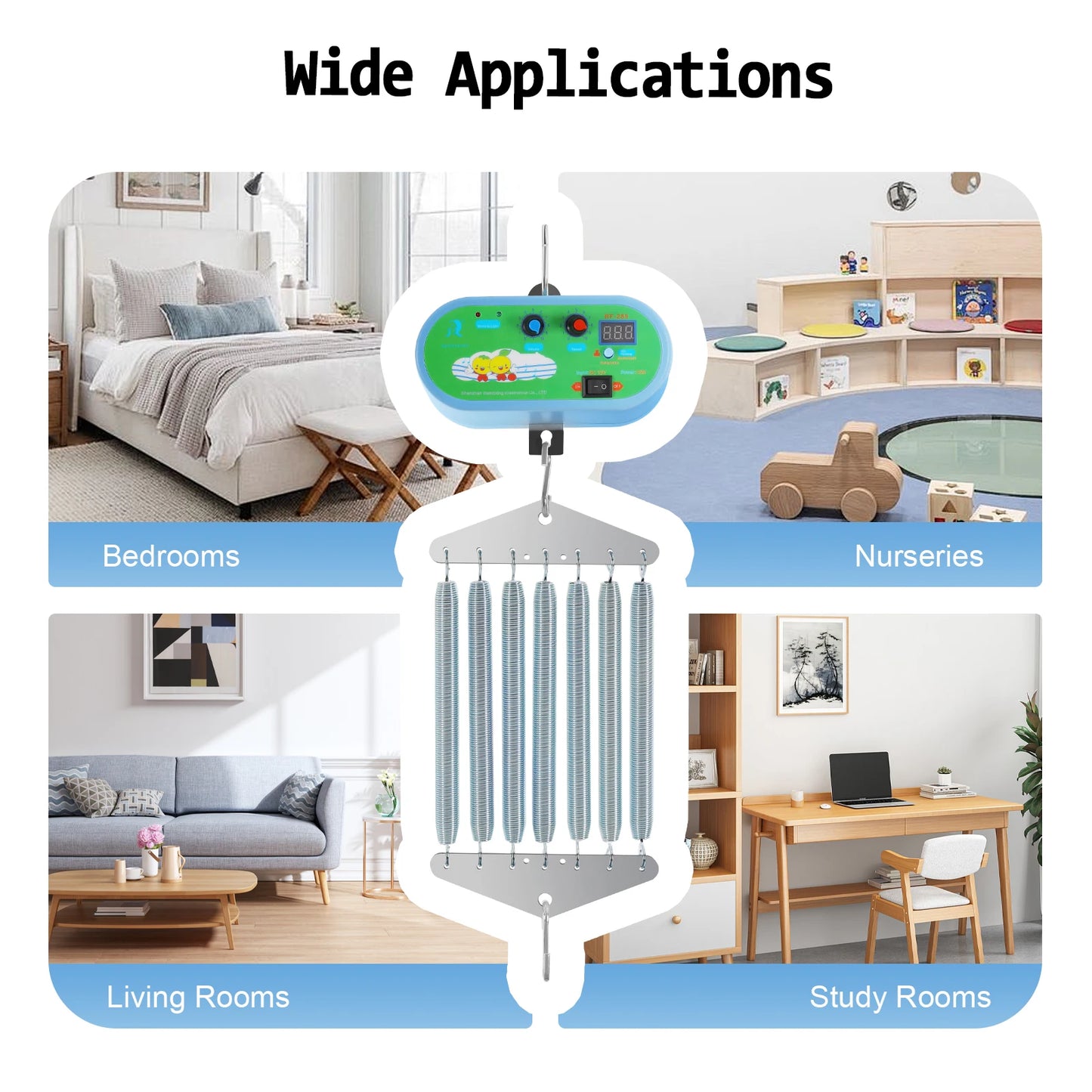7-spring Baby Cradle Driver Hanging Electric Baby Swing Controller for Baby Spring Cradle and Baby Hammock 20kg Capacity