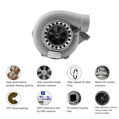 Universal GT3582 GT35 Turbo Anti Surge A/R 0 .63 0.7 Housing Turbocharger up to 600HP 4 Bolt Turbolader