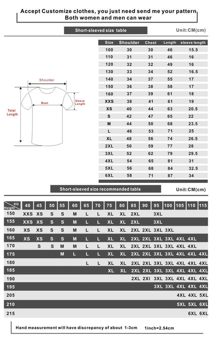 3d Printing Custom T-shirts Summer Plus Size T-shirt Design E-sports Jersey Customization Sports Outdoor Cool Round Neck Tops