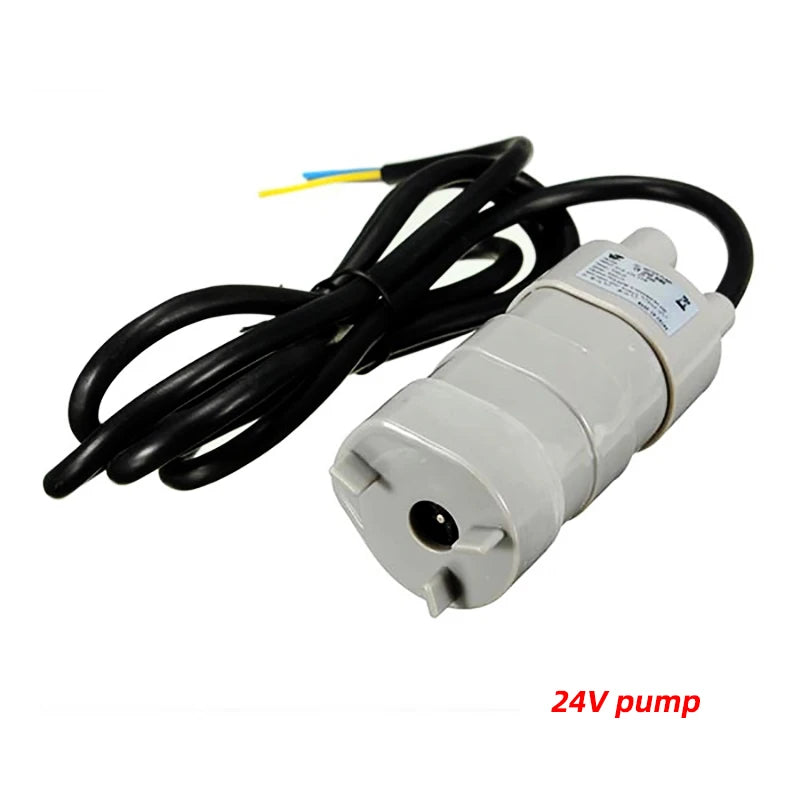 Best Sale 12V 24V 600L/H High Pressure Dc Submersible Water Pump Three-wire Micro Motor Water Pump with Adapter