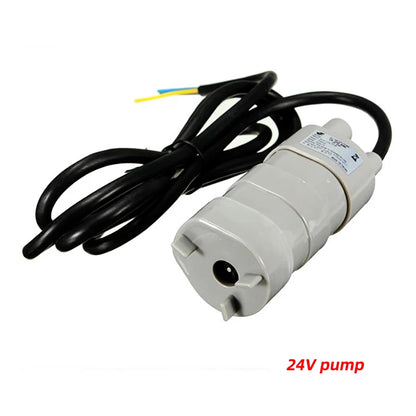 Best Sale 12V 24V 600L/H High Pressure Dc Submersible Water Pump Three-wire Micro Motor Water Pump with Adapter