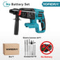 YOFIDRA 26MM Brushless Electric Hammer Drill Multifunctional Rotary Cordless Rechargeable Power Tools For Makita 18V Battery Pin