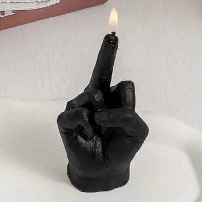 New Creative Candles Middle Finger Shaped Gesture Scented Candles Funny Quirky Gifts Home Decoration Ornaments Birthday Gifts