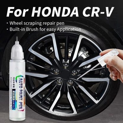 For HONDA CR-V Touch Up Paint Wheel Repair Kit Quick And Easy Wheel Scratch Repair Rim Paint For Car Wheel Repair Silver Black