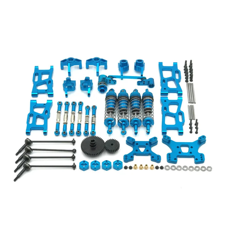 Wltoys 144001 144002 144010 124017 124019 Metal Upgrades Parts Modification Kits Swing Arm Shock Absorber Set RC Car Accessories