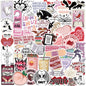 10/50/100pcs Mix Kawaii Smut Bookish Dark Romance Reading Book Stickers Aesthetic DIY Scrapbooking Notebook Laptop Phone Sticker