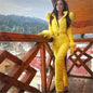 Women's Skiing Suites Winter Outdoor Sports Warm Jumpsuit Waterproof With Removable Collar Outdoor Sports Zipper Ski Suit Female