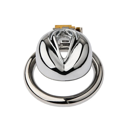 Metal Pussy Male Chastity Device Sissy Cock Cage Erotic Urethral Lock Penis Rings BDSM Adult Sex Toys for Men Chastity Belt