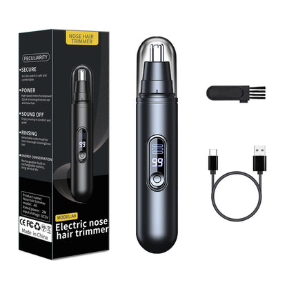 Mini Nose Hair Trimmer Rechargeable Automatic Shaving Nose Eyebrow Ear Painless Hair Clipper Electric Nose Hair Trimmer for Men