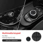 Central Control Volume Multimedia Button Knob Sticker for MINI Cooper F55 F56 F57 F60 Countryman Leather Car Interior Styling
