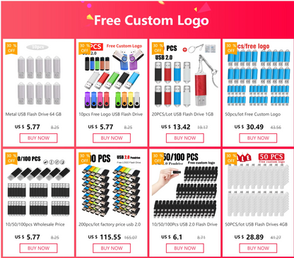 Promotion Metal USB 3.0 Flash Drive High Speed Pen Drive 128GB 64GB USB Stick 3.0 32GB 16GB 8GB Flash Drive Pendrive