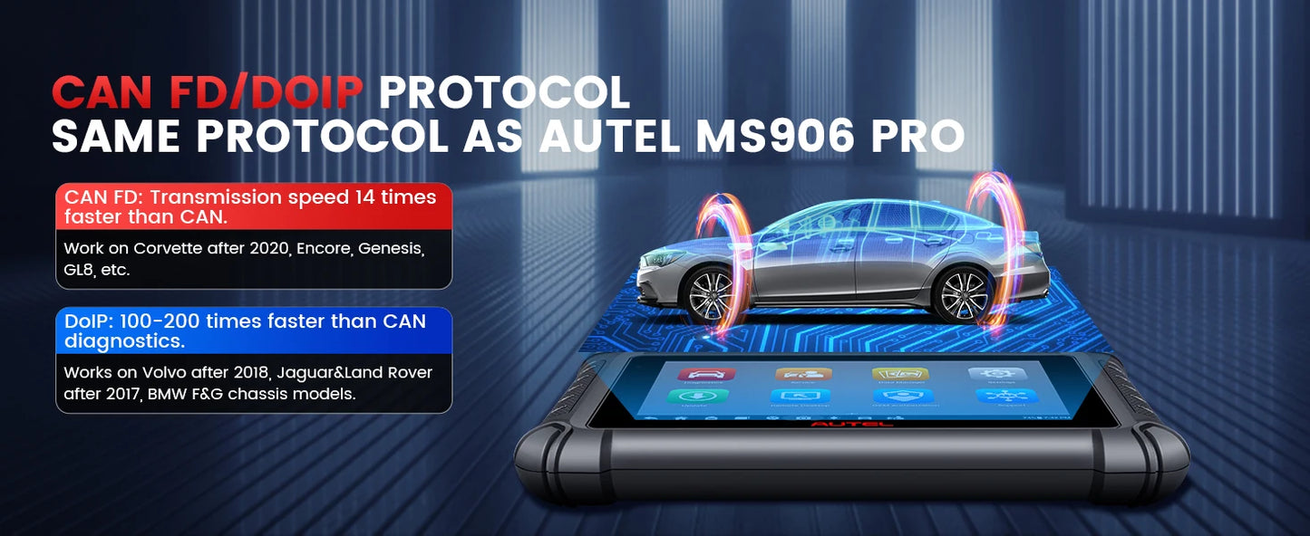 Autel MaxiCheck MX900 Automotivo Diagnostic Tool MK900 CAN FD/DoIP Bi-directional OBD2 Scanner Tools Upgraded of MX808S MK808S