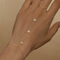 ROXI 925 Sterling Silver Heart/Star Zircon Bracelet With Finger Design For Women Hand Chain Accessories Party Jewelry Gift