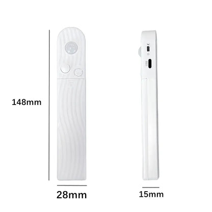 Dual Mode Adjustable 5V COB LED Strip Motion Sensor Night Light, Smart Induction Lamp for Bathroom Bedroom Bedside Home Decor