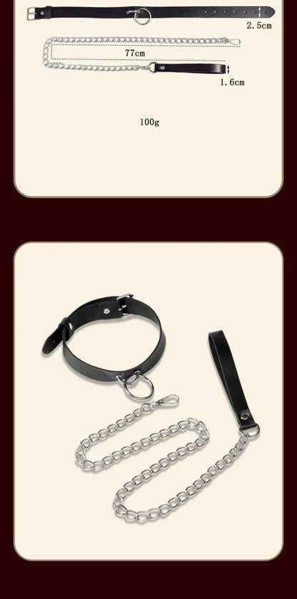 Hot Gothic Collar For Erotic Neck Collars Adults Bdsm Bdsm Toys Sexy Lingerie Costumes Accessories Cosplay Sexual Games Toys