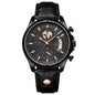 POEDAGAR Luxury Man Wristwatch Chronograph Date Waterproof Leather Men Watch Casual Quartz Men's Watches Sports Male Clock Reloj