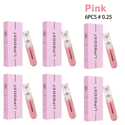 1/2/4/6pcs Derma Roller 0.2mm 105pcs Titanium Needle Lip BOOSTER Microneedle Dermaroller Face Massage Lip Beard Beauty Skin Care