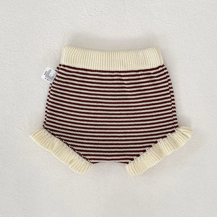 2025 New Autumn Toddler Baby Girl Clothes Set 0-3Yrs Infant Baby Girls Clothing Suit Long Sleeved Cardigan Sweater+PP Shorts