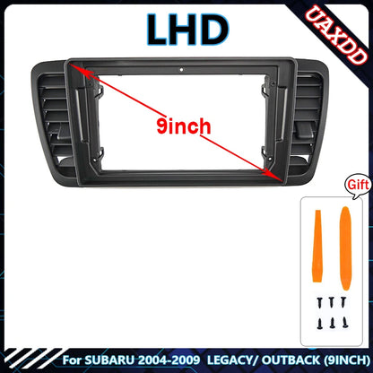 For SUBARU 2004-2009 LEGACY OUTBACK 9INCH Car Radio Android DVD Stereo Audio Screen Multimedia Video Player Cables Harness Frame