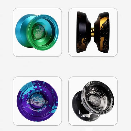 Classic Aluminum Alloy Yoyo Ball Bearing Strings Professional Metal Yoyoball Competitive Stable Yo Yo Beginners Advanced