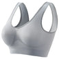 Women's Seamless Push-Up Bra Sports Bralette Non-wire Crop Top Solid Sexy Lingerie No-Pads Breathable Plus Size Tank Bra S-5XL