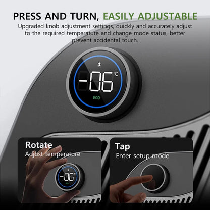 NovaAcc 16L Car Refrigerator Portable Compressor Freezer Cooler Fridge for Tesla Model Y 2017-2024 Outdoor Camping Accessories