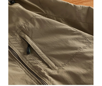 Autumn Men's Hiking Waterproof Jackets Men Outdoor Quick Dry Climbing Hooded Coats Men Sports Breathable Windbreaker Jackets 5XL
