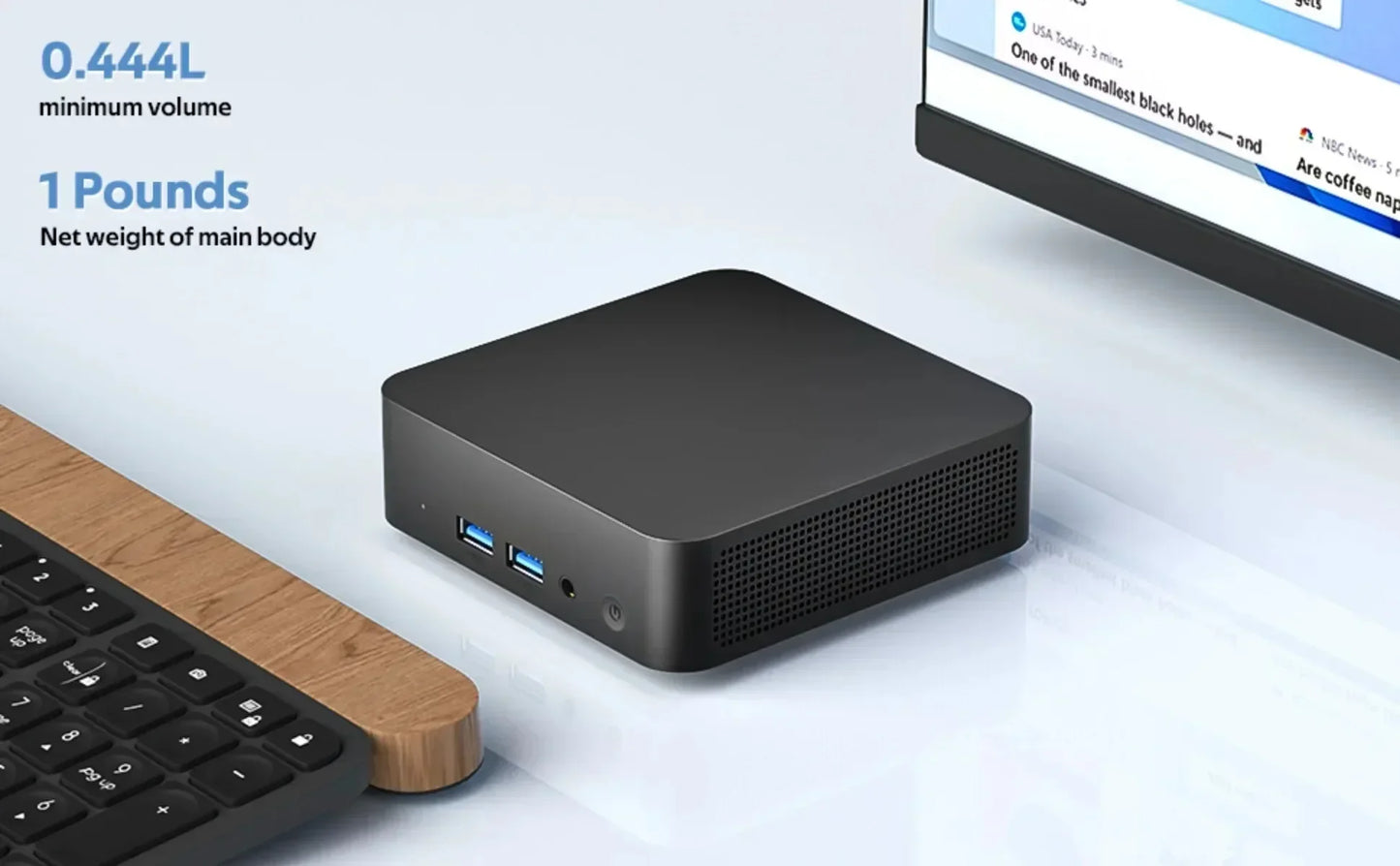 2026 Mini PC Windows 11 Pro Intel I9-10980HK 32GB DDR4 1TB SSD PC Gamer Computer Dual WIFI 6 BT5.2 4K HD Gaming Desktop