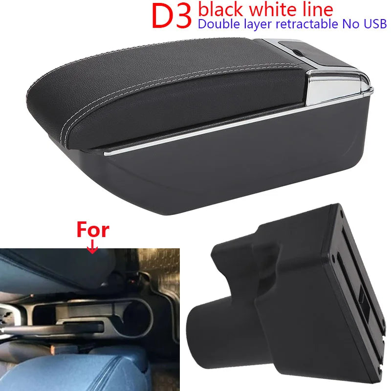 For Kia Picanto Armrest Box For Kia Picanto 3X-Line interior Retrofit parts car accessories Storage box Simple installation