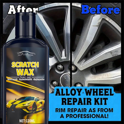 Car Wheel Repair Agent, Alloy Wheel Scratch Repair Paste, Car Maintenance Polishing Paste for Rust and Scale Removal