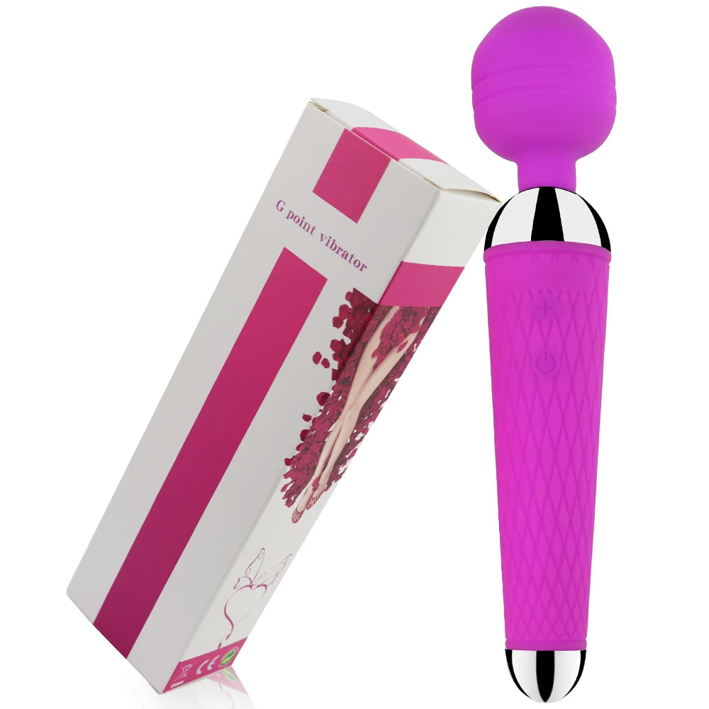 20 Vibration modes and 8 Speeds of body massager, Handheld Deep Tissue muscle massager, Adult Products for Women's Masturbation