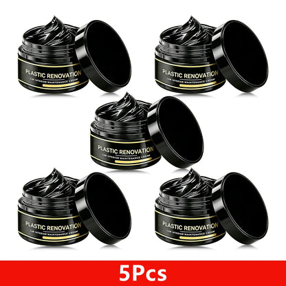 Car Interior Plastic Leather Scratch Repair Paste Anti-Aging Paste Automotive Tires Seats Steering Wheel Polishing Wax