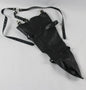 Leather Tight Single Glove Straight Arm Binder Over Shoulder Straps BDSM Bondage Arm Cuffs Zipper Body Harness Adult Roleplay