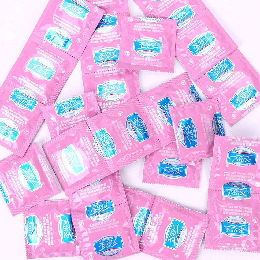 10/12PCS Erotic Condom Ice and Hot Feeling Big Particles Spikes Condom G Point Stimulation Sexshop Contraception for Men Sex Toy