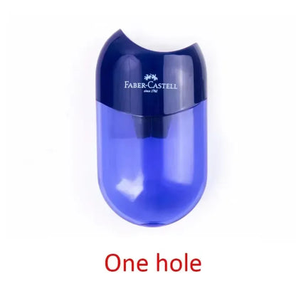 Double Hole and One Hole Pencil Sharpener Creative Transparent Pen Knife Kid Student Cutting Stationery School Supplies