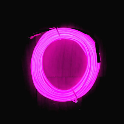 Hot Sale 1M/2M/3M/5M Car Interior Lighting LED Strip Decoration Garland Wire Rope Tube Line Flexible Neon Lights With USB Drive