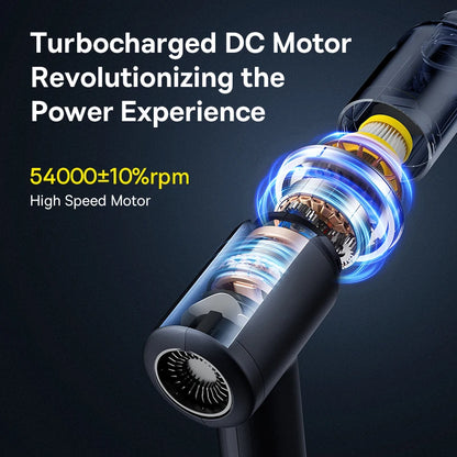 Baseus Car Vacuum Cleaner Wireless Air Dust Blower Gun for Car Powerful Portable Car Cleaning Appliance Cordless Vehicle Cleaner