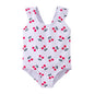 Kavkas Summer Girls Swimming Suit 9 M to 6 Years Fruit Floral Printed Hot Swimsuit Children One-piece Baby Swimwear For Kids