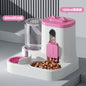 New Automatic 2 in 1  Feeder and Water Dispenser Pet Bowl  Food Bowl Feeding Watering Pet