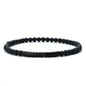 New Minimalist 4mm Bead Bracelet Unisex Emperor Onyx Small Stone Braclet Meditation Yoga Strand Braslet Couple Brazalete Pulsera