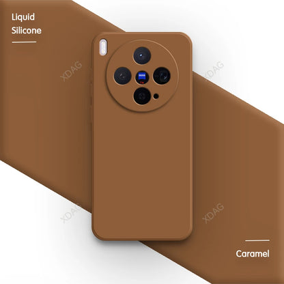 Soft Silicone Classic Case for VIVO X300 5G X300 Pro 5G Original Square Liquid Camera Protection High Qualtiy X300Pro Back Cover