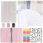 NEW A6 Money Budget Planner Binder With Zipper Envelopes, Cash Envelopes For Budgeting, Money Organizer For A6 Cash Budget Binde