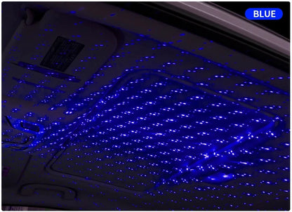 LED Starry Sky Projector Night Light Romantic USB Night Light Adjustable USB Car Lights Auto Roof Ceiling Lamp Bedroom Light