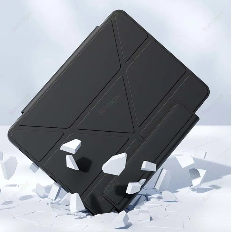 For 2026 iPad 12th A19 11th A16 Case Removable Magnetic Air11 13 M4 M3 Pro11 Pro12.9 Pro13 M2 M4 10 9th 10.2 10.9'' Air 4 5 10.5
