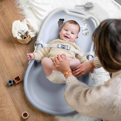 Wipe Clean Baby Changing Mat, Waterproof Non-slip Diaper Changing Pad with Detachable Safety Seat Belt, Sturdy Durable Changing Mat for Dresser, Bed, Home Indoor Newborn Infant Diaper Changing Use