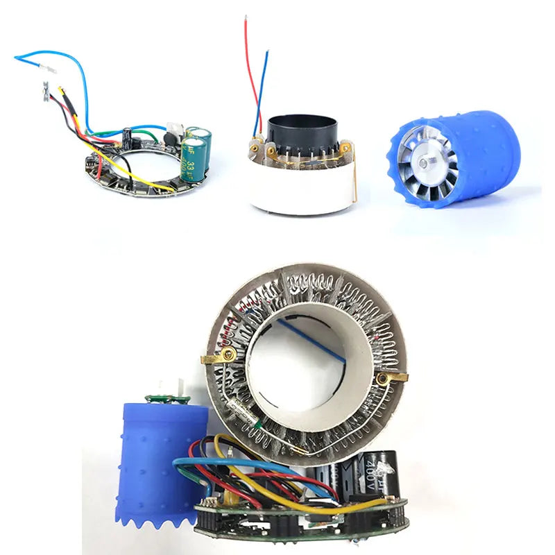 Compatibl HD03 0102 Hair Dryer Universal Motor Control Motherboard Assembly Heating Wire Motor and 220V Repair Replacement Parts