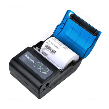 58mm Mini Portable Thermal Printer Receipt Mobile Wireless Bluetooth Ticket Bill Printer For Printing Labels/Tickets Receipt