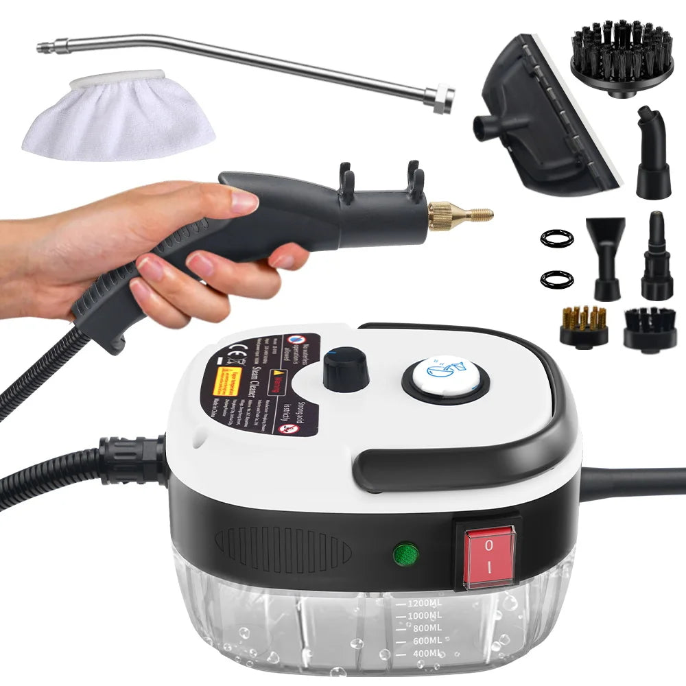 Multifunctional Handheld High Pressure Steam Cleaner Portable Household Steam Machine for Kitchen Hood Home Car Cleaning