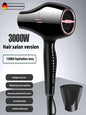 2300W Hair Salon Hair Dryer High Power Strong Wind Speed Dry Blue Light Ion Silent Home Hairdresser Special New Product